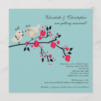 Invitation moderne de Fête de la mariée