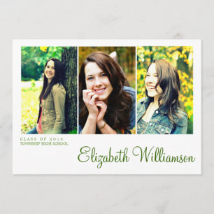 Invitation moderne de fête de remise des diplômes