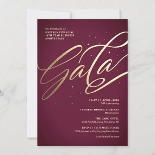 Invitation Moderne de Gala