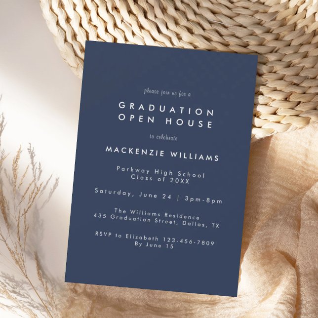 Invitation Moderne de Remise de Diplômes au Lycée  (Créateur téléchargé)