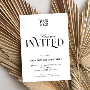 Invitation Moderne Elegant Chic Business Event Gala