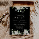 Invitation Moderne Elégant ivoire Floral Nuestra Boda Mariage<br><div class="desc">Cet élégant faire-part de mariage moderne en ivoire floral nuestra boda est parfait pour un mariage rustique. Le design présente des fleurs roses d'ivoire blanc à l'aquarelle avec des feuilles d'eucalyptus verts soigneusement disposés dans des bouquets attrayants.</div>