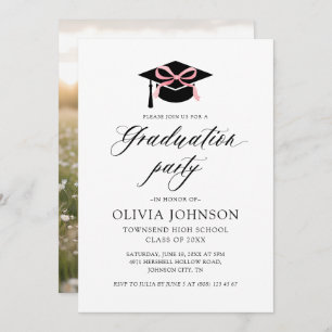 Invitation Moderne Elégant tendance Stylish Bow