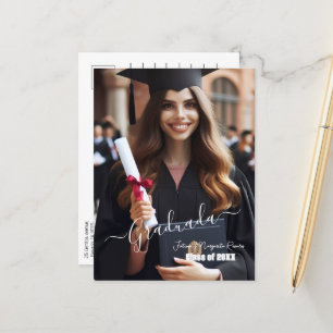 Invitation moderne et simple pour les photos de re
