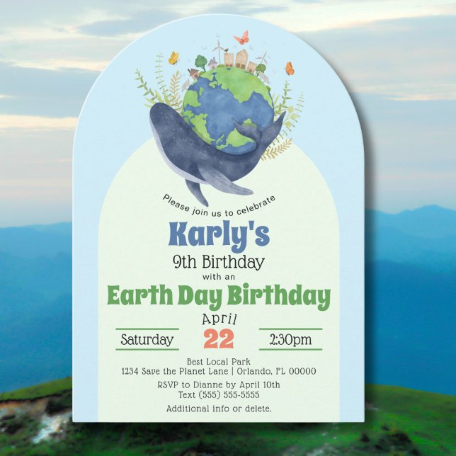Invitation Moderne fête d'anniversaire sur le thème de la Jou (Créateur téléchargé)