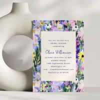 Moderne Fête de Mariage Champ de Fleurs Sauvages V