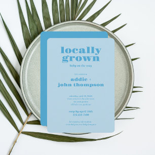 Invitation Moderne 'Localement Cultivé' Bloc de