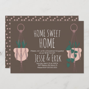 Invitation Moderne Macrame Plante Hanger Planter House Réchau