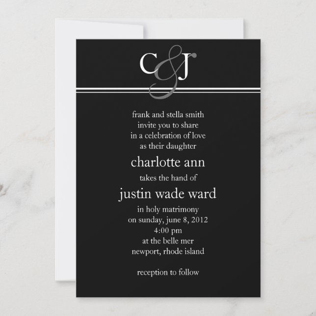 Invitation moderne;mariage marriage marriages (Devant)
