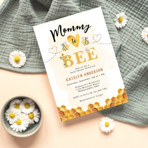 Invitation Moderne mignonne maman à être Baby shower neutre g