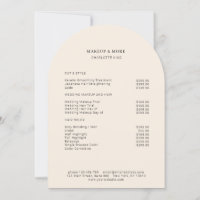 Moderne, Minimal, Beige, Salon Tarifs