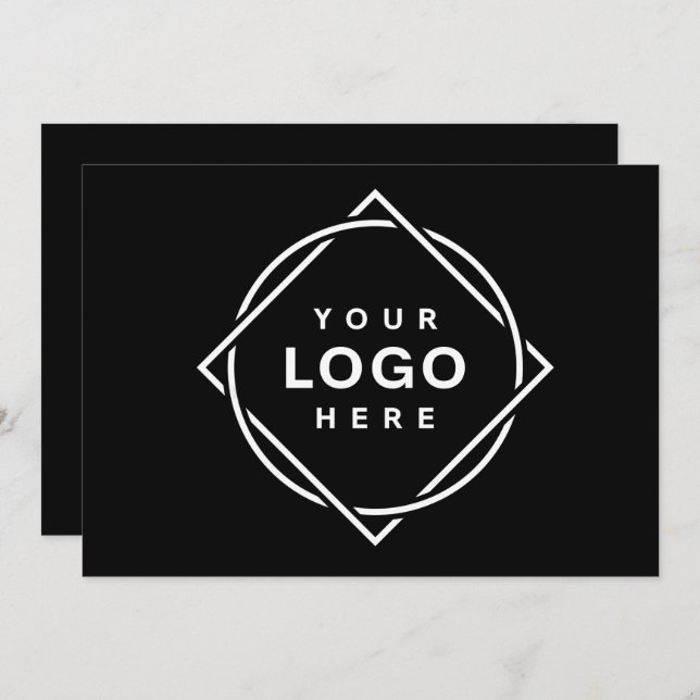 Invitation Moderne, minimaliste, élégant et personnalisable (Devant / Derrière)