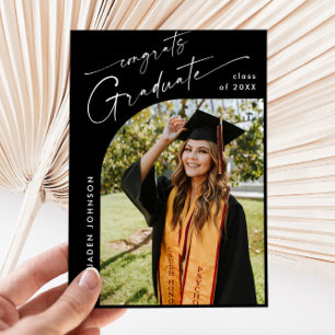 Invitation Moderne minimaliste Grad PHOTO Graduation Party