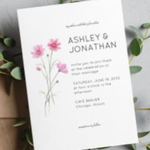 Moderne minimaliste Mariage de détail floral