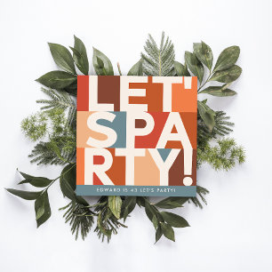 Invitation Moderne minimaliste permet à la partie audgraphiqu