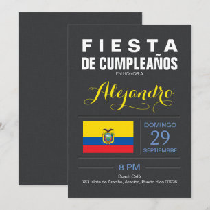 Invitation Moderne : Parti de la République d'Équateur
