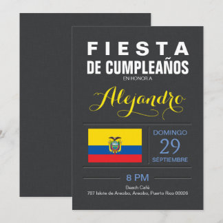 Invitation Moderne : Parti de la République d'Équateur