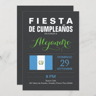 Invitation Moderne: Parti du Guatemala