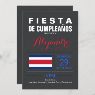 Invitation Moderne : Partie du Costa Rica