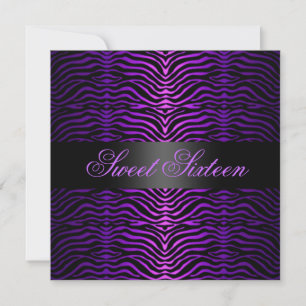 Invitation moderne pour un anniversaire de 16 ans