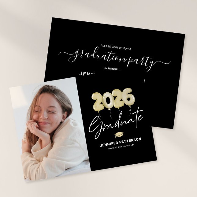 Invitation moderne pour une fête de fin d'études 2 (Créateur téléchargé)