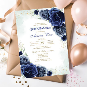 Invitation moderne rustique pour Quinceanera