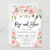 Moderne rustique rose pâle pêche mariage floral