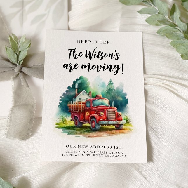 Invitation Moderne Simple Funny Nouvelle Maison Déménagement  (Créateur téléchargé)