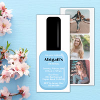 Moderne tendance Sky Blue Nail bleu ciel polonais