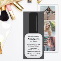 Moderne tendance White & Black Nail Polonais Anniv