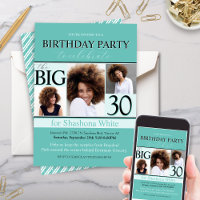 Moderne Turquoise Aqua Tiffany 30e anniversaire In