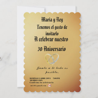 Invitation Moderno,dorado Minimalista Celebracion