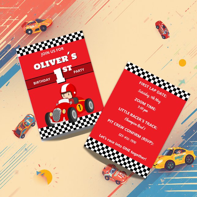 Invitation modifiable pour la 1ère fête d'annivers (Créateur téléchargé)
