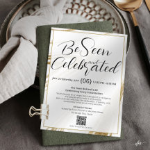 Invitation modifiable pour un événement de reconna