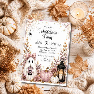 Invitation modifiable pour une fête d'Halloween