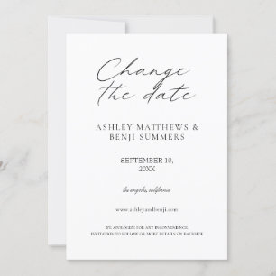 Invitation Modifier la date en blanc