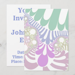 Invitation Module Arc-en-ciel Pastel