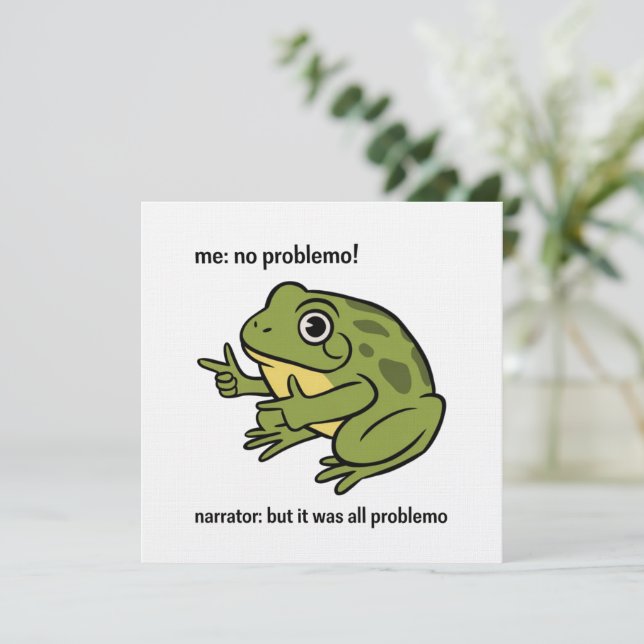 Invitation Moi Pas De Problème Narrateur Mais C'était Tout Pr (Debout devant)