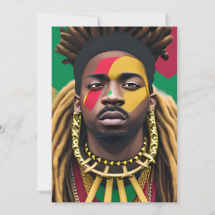 Invitation Mois de l'histoire noire Melanin King Bruh Bro Bro