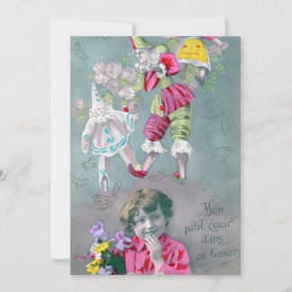 Invitation Mon petit coeur dans ce baiser