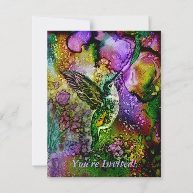 Invitation Mon Petit Colibri (Devant)