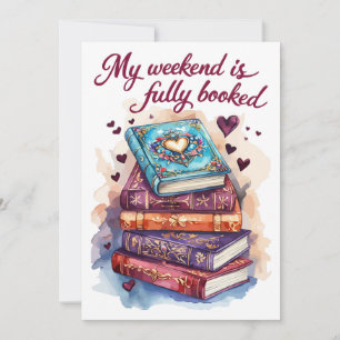 Invitation Mon week-end est complet