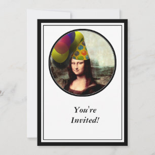 Invitation Mona Lisa Casquette de la fête de port