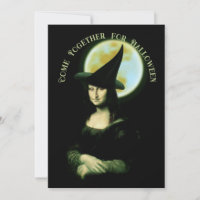 Mona Lisa Halloween Witch
