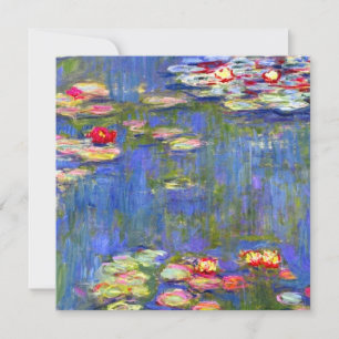 Invitation Monet Water Lilies