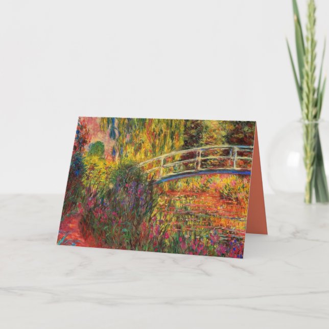 Invitation Monet Water Lily Pond et Water Irises (Devant)