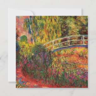 Invitation Monet Water Lily Pond et Water Irises