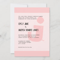 Mongramme amusant et amusant Élégant rose argent m