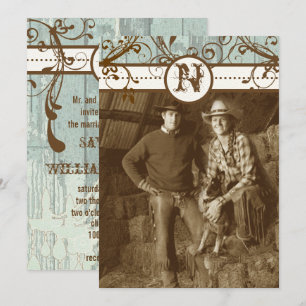 Invitation Monnaie Chocolatée à la campagne Bois de la grange