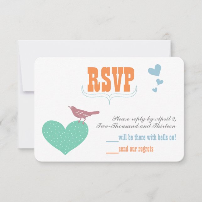 Invitation Monnaie de Corail Bleu Typographie Florale Mariage (Devant)